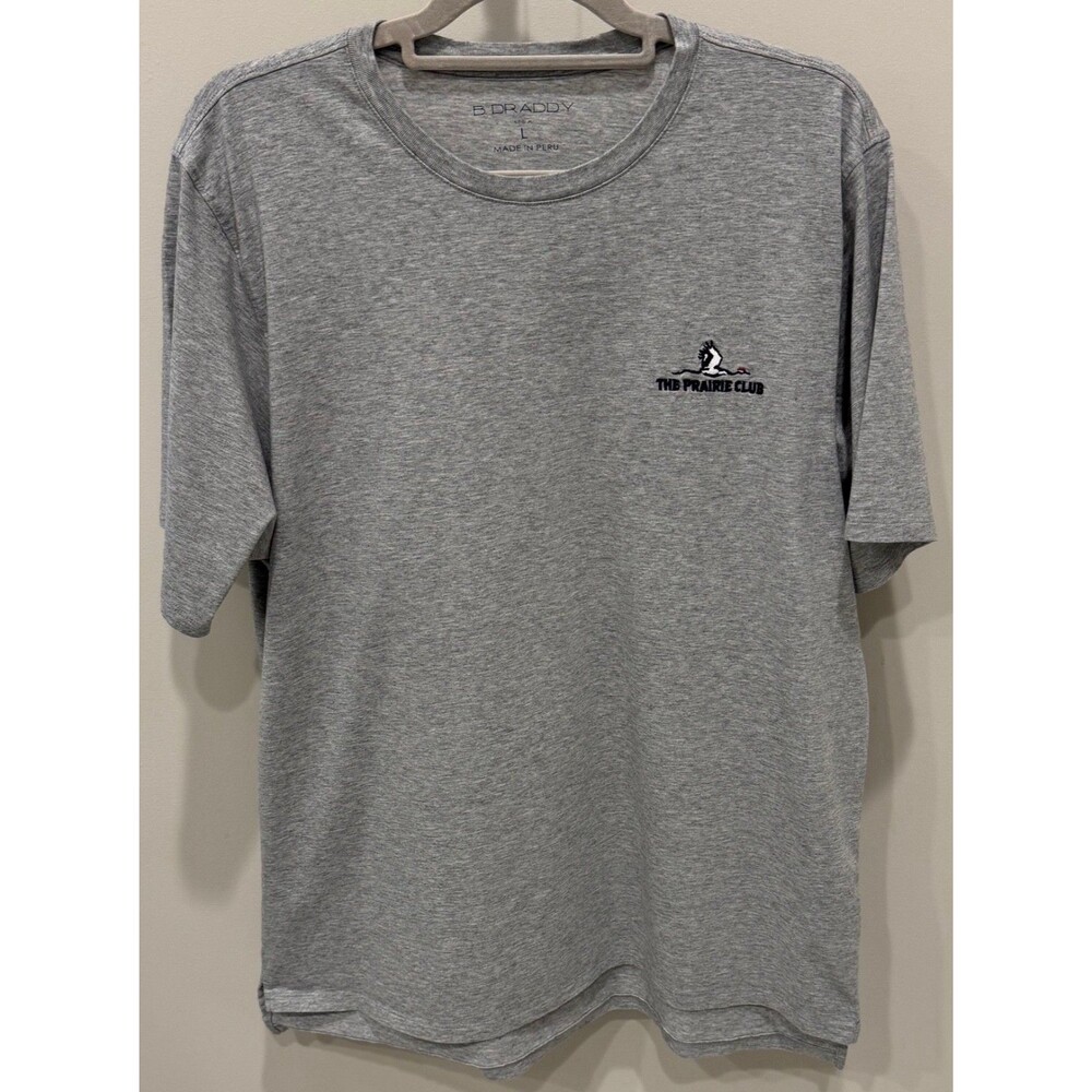 The Prairie Club - B. Draddy T-Shirt - Men's Size Large - Gray